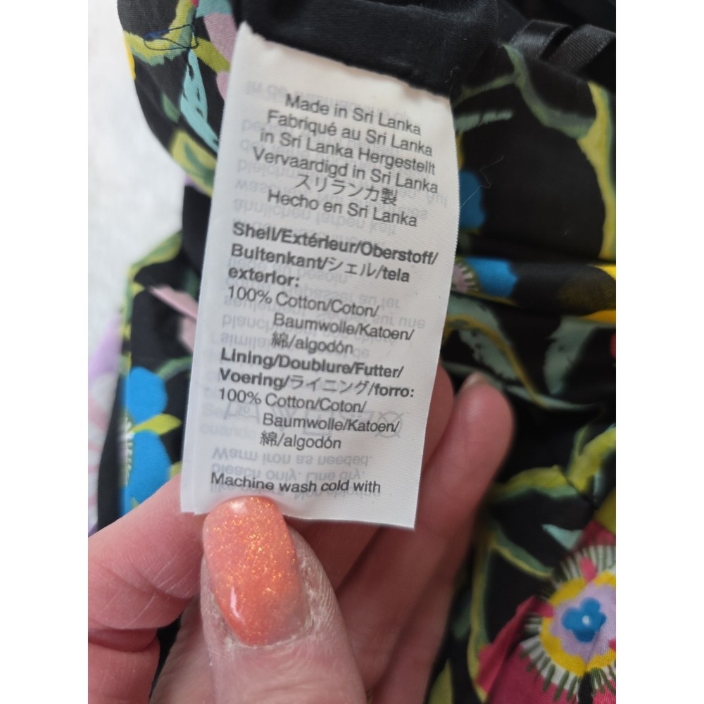 J Crew Tawna Pavilli Floral Midi Skirt 0 Multicolor Pleated Tiered Cottagecore - Picture 10 of 11